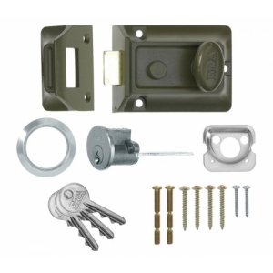 Era Traditional Cylinder Nightlatch-Green Case